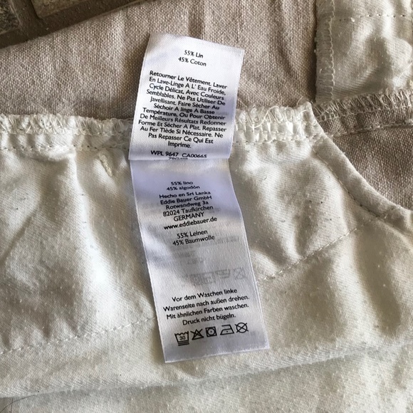 Eddie Bauer Linen Shorts (2) - Picture 10 of 11